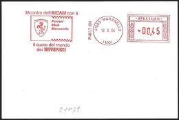 Italia/Italy/Italie: Ema, Meter, Specimen, "Ferrari Club" - Cars