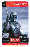 N° 18 JANGO FETT < CARTE STAR WARS LECLERC 2018 - Star Wars