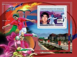 Guinea 2007, Sport 9, Fency, Football, Orchids, Satellite, BF - Unused Stamps