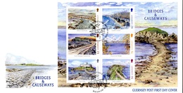 Europa 2018 Guernsey Guernesey FDC Feuillet - 2018