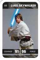 N° 66 LUKE SKYWALKER < CARTE STAR WARS LECLERC 2018 - Star Wars