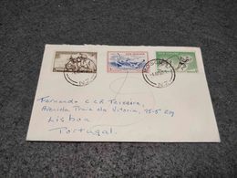 NEW ZEALAND CIRCULATED COVER MOSGIEL TO LISBON PORTUGAL 1960 - Lettres & Documents