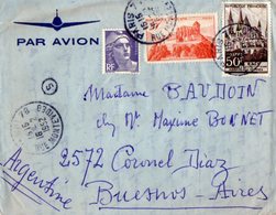 TB 2323 - LAC - Lettre Par Avion De PARIS Pour BUENOS - AIRES ( Argentine ) - 1927-1959 Lettres & Documents
