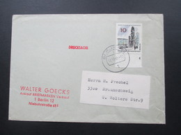 Berlin 1965 Das Neue BerlinNr. 254 EF Unterrand Mit Formnummer 4. Drucksache - Briefe U. Dokumente
