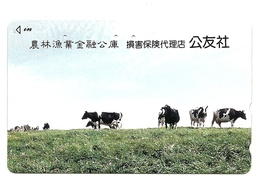 Giappone - Tessera Telefonica Da 50 Units T477 - NTT - Cows