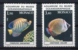 RC 8791 MONACO 1541 / 1542 FAUNE POISSONS DU MUSÉE OCÉANOGRAPHIQUE NEUF ** - Ongebruikt