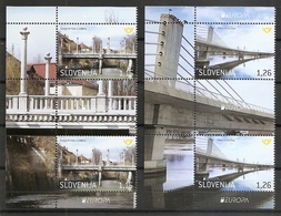 SLOVENIA 2018,EUROPA CEPT BRIDGES,VIGNETTE,MNH - 2018