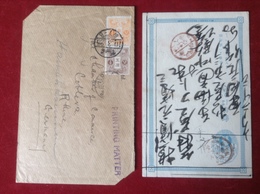 Briefe Cover Printing Matter Karte Japan 1925 - Covers