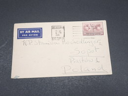 AUSTRALIE - Enveloppe De Melbourne Pour La Pologne En 1947 - L 17258 - Cartas & Documentos