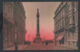 +++ CPA - BRUSSEL - Coucher De Soleil Sur BRUXELLES - Colonne Du Congrès   // - Brüssel Bei Nacht