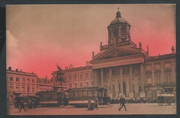 +++ CPA - BRUSSEL - Coucher De Soleil Sur BRUXELLES - Place Royale  // - Bruxelles La Nuit