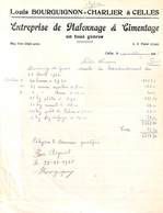 Louis Bourguignon-Charliers à Celles - Plafonnage Cimentage 1946 - 1900 – 1949
