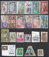 Monaco - Lot De Timbres - Oblitérés - Verzamelingen & Reeksen