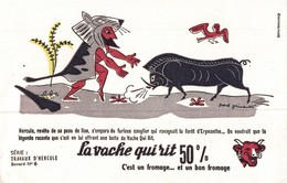 BUVARD  LA VACHE QUI RIT   LES TRAVAUX D HERCULE No 6 - Produits Laitiers