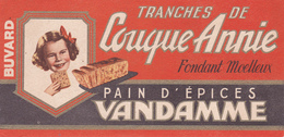 BUVARD PAIN D'EPICES VANDAMME - Tranches De Couque Annie - Fondant Moelleux - Honigkuchen-Lebkuchen