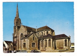 FINISTÈRE  /  MOËLAN  /  L' EGLISE  ( Automobiles Années 50-60 ) - Moëlan-sur-Mer