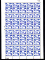 1960     Danemark, Scandinavian Airlines,  SAS, Feuille 30 X  396**, Cote 37,50 €, - Neufs