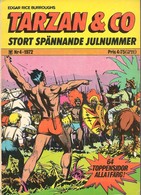 Tarzan & Co N° 4 - (In Swedish) Williams Förlags - 1972 - Burne Hogarth & Bob Lubbers - BE - Langues Scandinaves