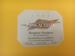 8325 - Foncaussade  1993 Bergerac Moelleux - Bergerac
