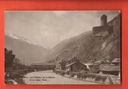 DA03-08  Martigny Château De La Bâtiaz Et Le Vieux Pont. La Dranse Et Le Village De La Bâtiaz.Cachet 1913 - Martigny