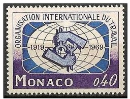 ILO OIT INT. LABOUR  Organisation Internationale Du Travail Internationale Arbeitsorganisation MONACO 1969 MNH YT 806 - IAO