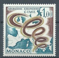 Intergovernmental Committee For European Emigration CIME Auswanderung  MONACO 1967 MNH MI 868 - IAO