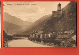 DA03-11  Martigny-Ville  La Bâtiaz Et Le Col De La Forclaz. Circulé En 1913. Schnegg 2110 - Martigny