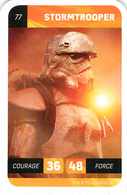 N° 77 STORMTROOPER < CARTE STAR WARS LECLERC 2018 - Star Wars