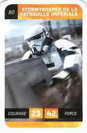 N° 80 STORMTROOPER De La PATROUILLE IMPERIALE < CARTE STAR WARS LECLERC 2018 - Star Wars