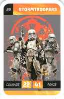 N° 89 STORMTROOPERS < CARTE STAR WARS LECLERC 2018 - Star Wars