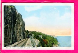 Cpa  Carte Postale Ancienne  - RI , Along Willsboro Bay , Lake Champlain , D & H . RY - Andere & Zonder Classificatie