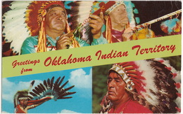 Greetings From  Oklahoma Indian Territory - (Tulsa, USA) - 1964 - Tulsa