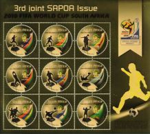 South Africa - 2010 SAPOA 3rd Issue 2010 World Cup Sheet (**) # SG 1765 - Neufs