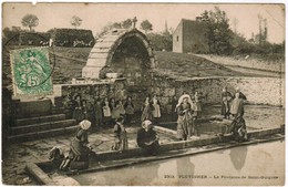 CPA Pluvigner, La Fontaine De Saint Guigner (pk44592) - Pluvigner