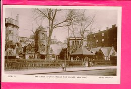 Cpa  Carte Postale Ancienne  - New York The Little Church Around The Corner - Broadway