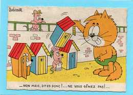 BARBEROUSSE. NON MAIS, DITES DONC !NE VOUS GÊNEZ PAS ! Souris Et Chat A La Plage N°403 - Barberousse