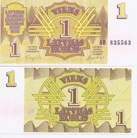 Latvia P-35  1 Rublis  1992  UNC - Letland