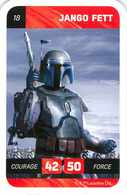 N° 18 JANGO FETT < CARTE STAR WARS LECLERC 2018 - Star Wars