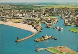 D-27576 Bremerhaven - Geestemündung - Luftbild - Aerial View - Ferries - Fischtrawler - Bremerhaven