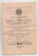 Bulletin Trimestriel De La LIGUE Des COMBATTANTS Et Victimes De Guerre De L'AUBE , 1978 , Frais Fr 1.95 E - Unclassified