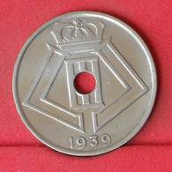 BELGIUM 25 CENTIMES 1939 -    KM# 114,1 - (Nº22945) - 25 Cents