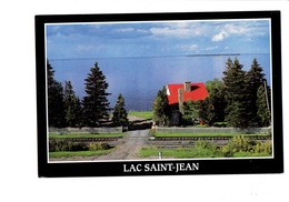 Cpm - Québec ROBERVAL Lac Saint-Jean - Passage à Niveau Chemin De Fer - Cartes Modernes
