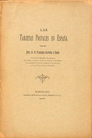 2 1903. LAS TARJETAS POSTALES EN ESPAÑA (la Portada Ligeramente Fatigada, Como Es Habitual). Francisco Carreras Y Cadi.  - Other & Unclassified