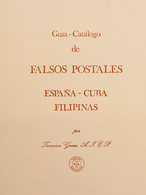 70 1986. GUIA-CATALOGO DE LOS FALSOS POSTALES DE ESPAÑA, CUBA Y FILIPINAS. Francisco Graus. Barcelona, 1986. (raro) - Otros & Sin Clasificación