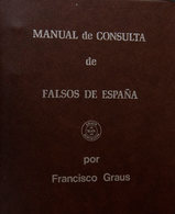 72 (1986ca). JUEGO COMPLETO DEL MANUAL DE CONSULTA DE FALSOS DE ESPAÑA, Compuesto Por Siete Volúmenes Con Fichas Interca - Autres & Non Classés