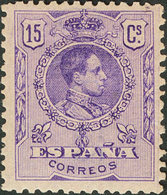 372 1909. ** 270. 15 Cts Violeta. PIEZA DE LUJO. - Otros & Sin Clasificación