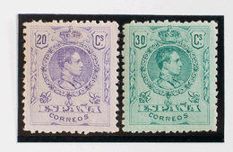 375 1909. * 273, 275. 20 Cts Violeta Y 30 Cts Verde. Excelentes Centrajes. MAGNIFICOS. - Other & Unclassified