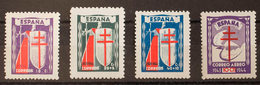 675 1943. ** 970/73. Serie Completa. Excelente Centraje. MAGNIFICA. Edifil 2018: 27,5? - Otros & Sin Clasificación