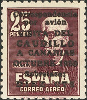 774 1951. ** 1090. CAUDILLO A CANARIAS CON NUMERO. MAGNIFICO. Cert. GRAUS. Edifil 2018: 1060? - Otros & Sin Clasificación