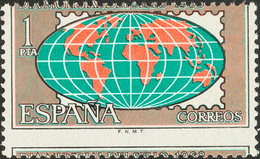 799 1963. ** 1510dv. 1 Pts Multicolor. Variedad DENTADO HORIZONTAL DESPLAZADO. MAGNIFICO. Edifil 2015: 35? - Otros & Sin Clasificación